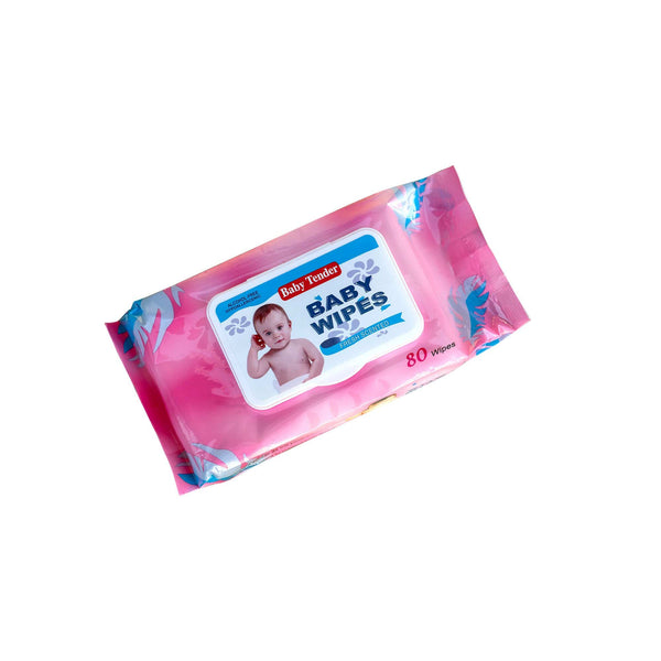 Hypoallergenic baby wipes Baby Tender, 80 wipes
