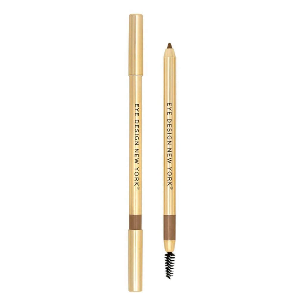 Eye Design New York® Luxe Eyebrow Pencil in Medium Brown, perfect for achieving precise, natural brows