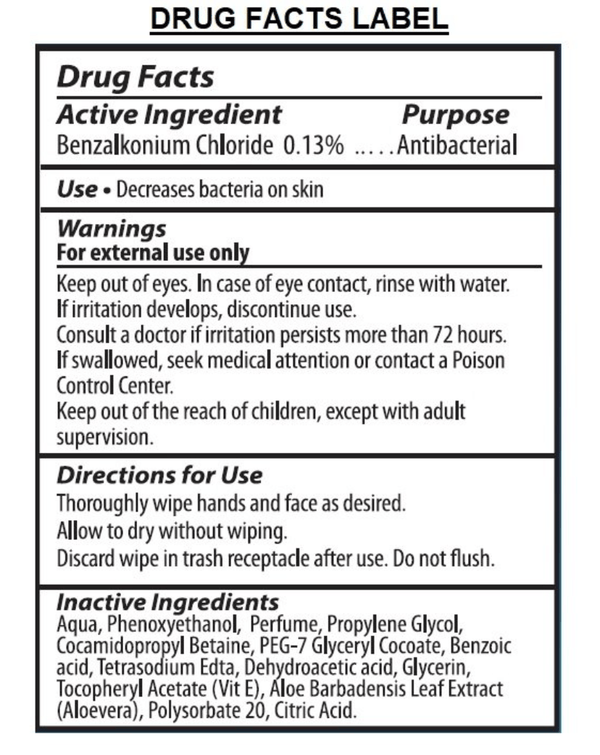 BREEZE ANTIBACTERIAL WET WIPES 60 PCS