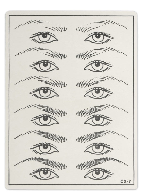Practice Skin - Shapes of Eyebrows