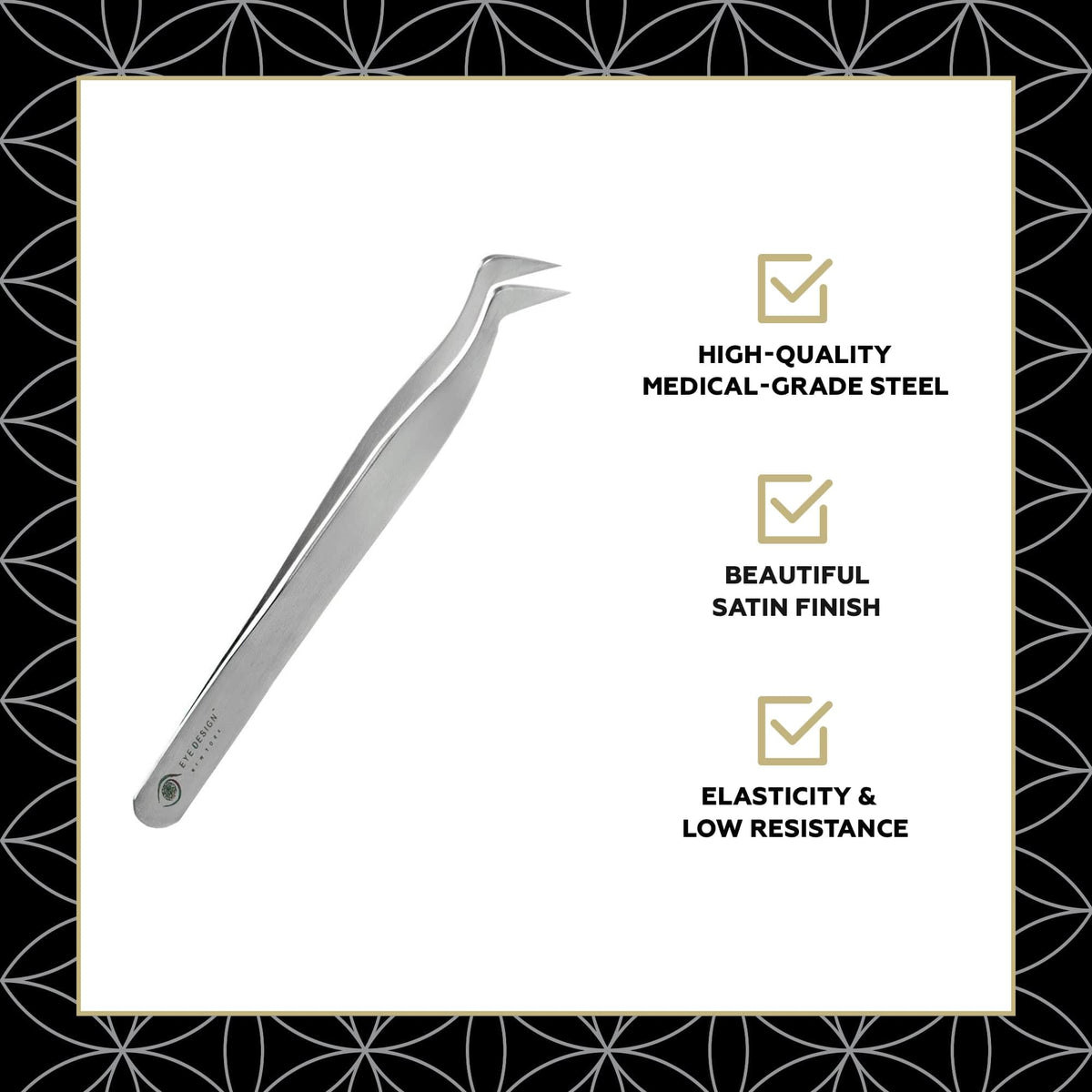 "AXE" EYELASH EXTENSIONS TWEEZERS