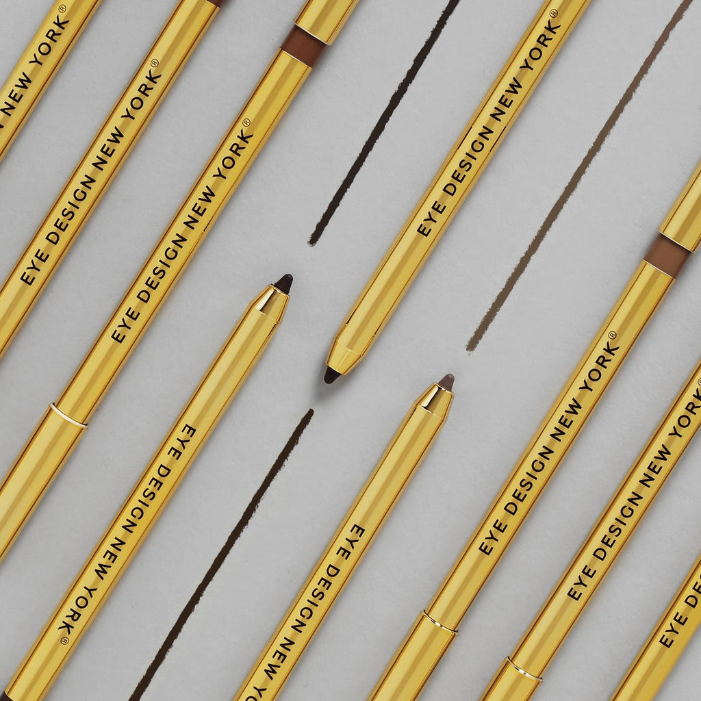 Precise and easy brow shaping with Eye Design New York®'s angled tip pencil in Light Brown