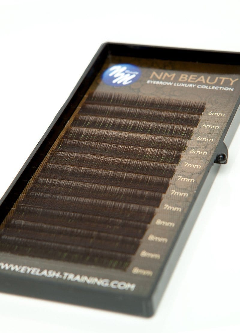 SINGLE COLOR Eyebrow Extensions Mix (6-8mm)