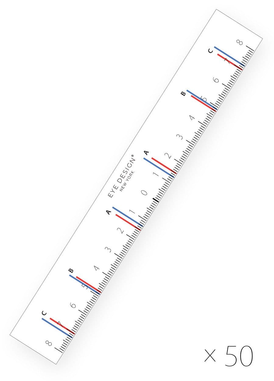 Eye Design Eyebrow Ruler